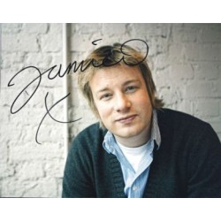 Jamie Oliver signed photo 10x8