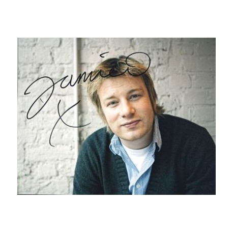 Jamie Oliver signed photo 10x8