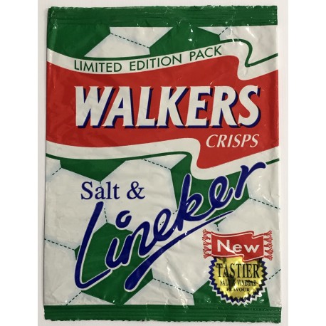 Vintage Salt & Lineker Walkers Crisp Packet