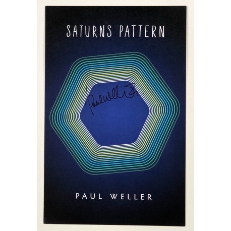 Paul Weller signed poster (Saturns Pattern)