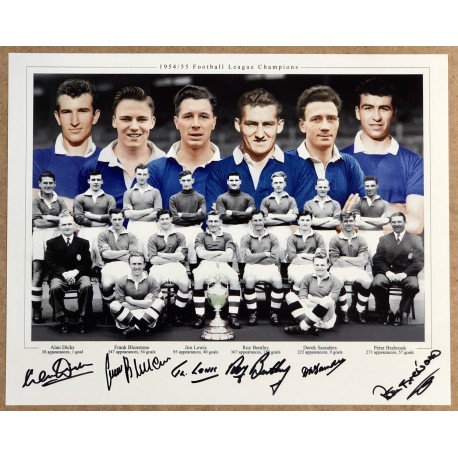 Chelsea FC signed photo (1954/55 team)
