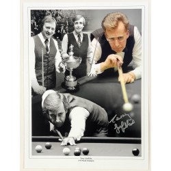 Terry Griffiths signed photo 16x12