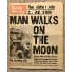 MAN ON THE MOON Newspaper 21/07/69